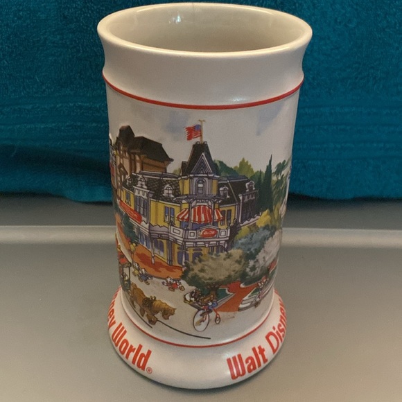 Walt Disney World Magic Kingdom Mug Beer Stein Tankard Main Street 3D VTG 1980 - Picture 2 of 11